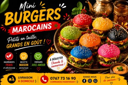25 MINI BURGER COLORÉ
