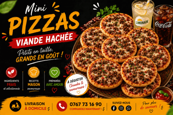 MINI PIZZA VIANDE HACHÉE